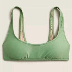 J. Crew Heritage scoopneck bikini top Size Small